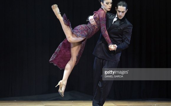 Argentine tango dancers Juan