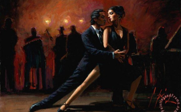 Tango in Buenos Aires painting