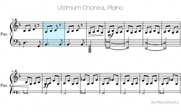 Ultimum Chorea. [Piano Solo]