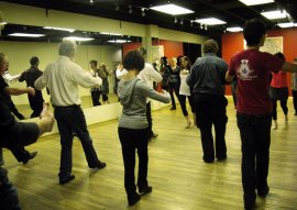 Argentine tango laboratory area in Vancouver