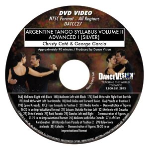 Argentine Tango Syllabus - VIEW ON THE WEB JUST