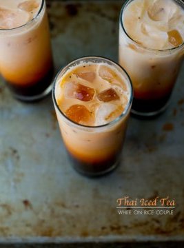 Easy Thai Tea Recipe (Thai Iced Tea) from White On Rice Couple | @whiteonrice