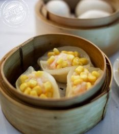 Kam Fook Bondi Junction - yum cha in Sydney -prawn and corn dumplings