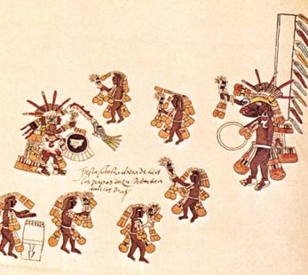 Quetzalcóatl: Aztec round dance [Credit: Courtesy of the Newberry Library, Chicago]