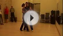 Argentine Tango Lesson - Change of Direction and Leg Bump