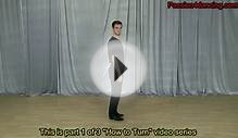 Dance turns for beginners Part 1 of 3 - Latin dance technique